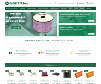 Florysta24.pl(Hurtownia Florystyczna) Screenshot