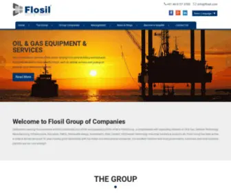 Flosil.com(Flosil Infrastructure Development Company) Screenshot