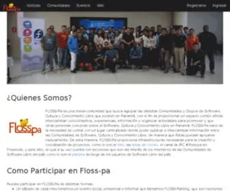 Floss-PA.org(Software Libre y de Código Abierto en Panamá) Screenshot