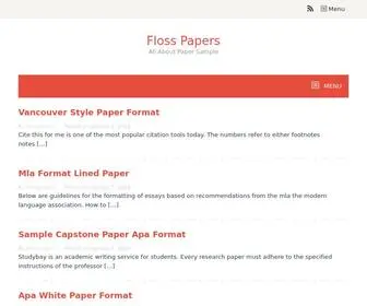 Flosspapers.org(Floss Papers) Screenshot