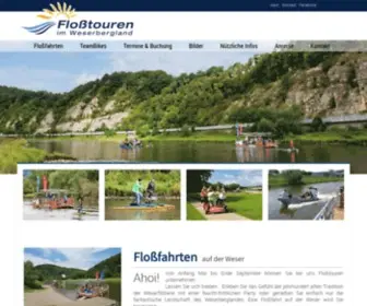 Flosstouren.de(Floßfahrten) Screenshot