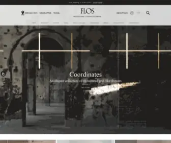 Flosusa.com(Decorative Modern Lighting for Contemporary Spaces) Screenshot