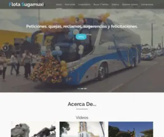 Flotasugamuxisa.com.co(Flota Sugamuxi S.A) Screenshot