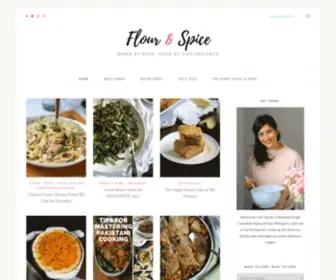 Flourandspiceblog.com(Flour & Spice) Screenshot