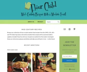 Flourchild.com(Mid Century Recipes) Screenshot