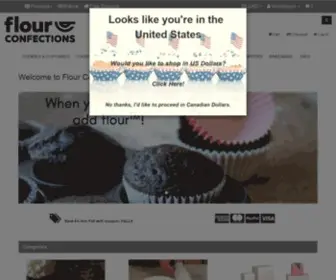Flourconfections.com(Flour Confections Cake Supplies) Screenshot