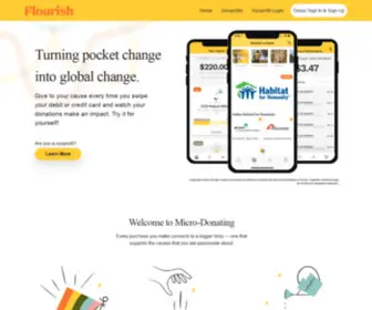 Flourishchange.com(Meet Flourish) Screenshot