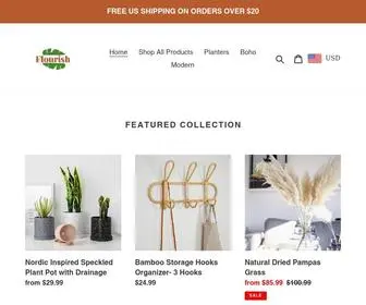Flourishplanters.com(Flourish Planters) Screenshot