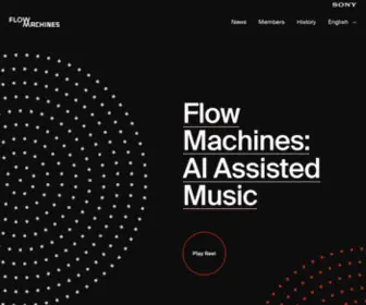 Flow-Machines.com(Cartesio) Screenshot