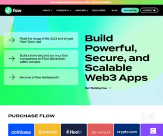 Flow.com(Flow is building the future of culture and community in Web3) Screenshot