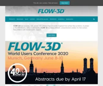 Flow3D.com(We Solve the World's Toughest CFD Problems) Screenshot