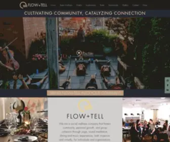 Flowandtell.com(Virtual Wellness Experiences) Screenshot