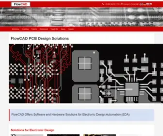Flowcad.com(PCB Layout Design Software and Electronic Simulation) Screenshot