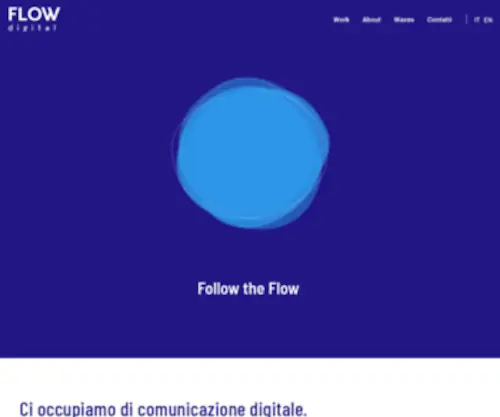 Flowdigital.it(Flow digital si occupa di comunicazione digitale a 360°) Screenshot