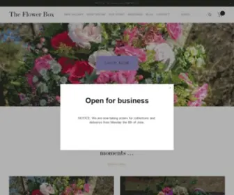 Flowerbox.ie(The Flower Box) Screenshot