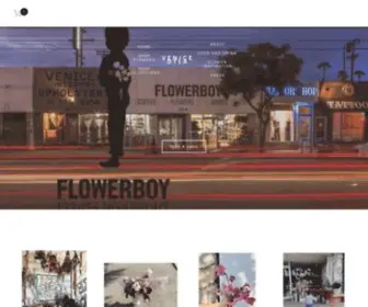 Flowerboyproject.com(Venice) Screenshot