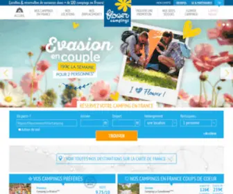 Flowercampings.com(Flower Campings) Screenshot