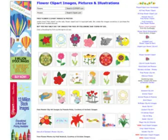 Flowerclipart.com(Free Flower Clipart and Stock Photos for Download) Screenshot