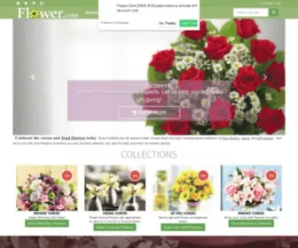 Flower.com(Flower Delivery at . Send flowers and gifts online for same day flower delivery nationwide) Screenshot
