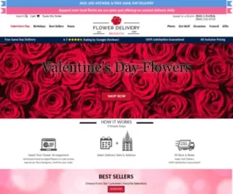Flowerdeliverybrooklyn.com(Brooklyn Flower Delivery) Screenshot