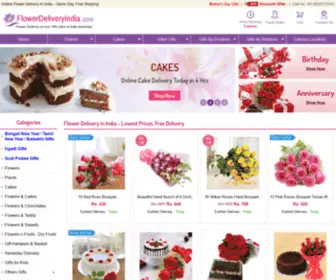 Flowerdeliveryindia.com(Online Flower Delivery in India Same Day) Screenshot