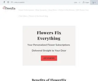 Flowerfix.com(FlowerFix Flower Subscriptions) Screenshot