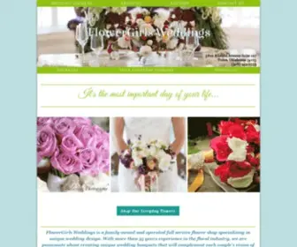 Flowergirlsweddings.com(Wedding Flowers & More) Screenshot