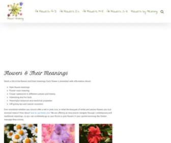 Flowermeaning.com(Flower Meaning) Screenshot