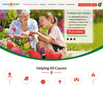 Flowerpowerfundraising.com(School & Church Fundraising) Screenshot