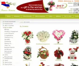 Flowers-Armenia.info(Send Flowers to Armenia) Screenshot