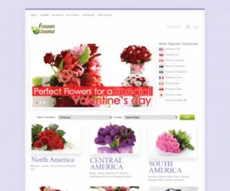 Flowers2World.com(Send flowers online) Screenshot