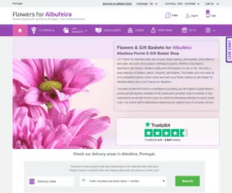 Flowers4Albufeira.com(Flowers for Albufeira) Screenshot
