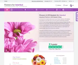 Flowers4Istanbul.com(Flowers for Istanbul) Screenshot