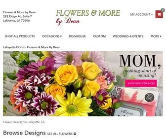 Flowersandmorebydean.com(Lafayette Florist) Screenshot