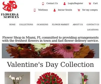 Flowersandservices.com(Flowers and Services) Screenshot