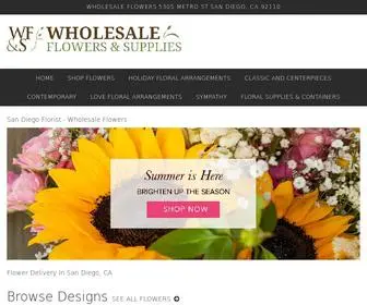 Flowersandsupplies.com(San Diego Florist) Screenshot