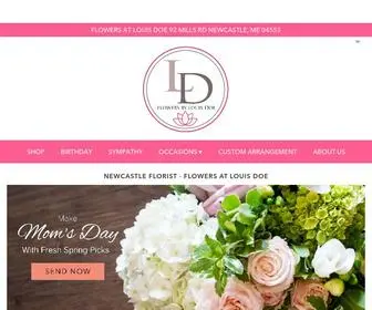 Flowersatlouisdoeflorist.com(Newcastle Florist) Screenshot