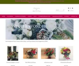 Flowersbybertandpeg.com(  North Kingstown Florist) Screenshot