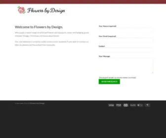 Flowersbydesign.co.uk(Flowers By Design) Screenshot