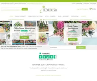 Flowersbyflourish.com(Seasonal Flower Subscriptions for Home & Offices by FlowersbyFlourish) Screenshot