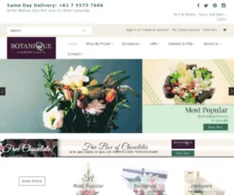 Flowersbytina.com.au(Botanique) Screenshot