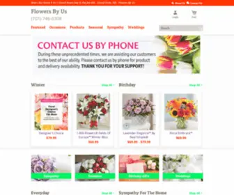 Flowersbyusnd.com(Flowers By Us) Screenshot