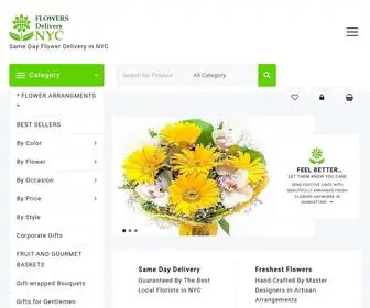Flowersdeliverynyc.com(Same Day Flower Delivery in NYC) Screenshot