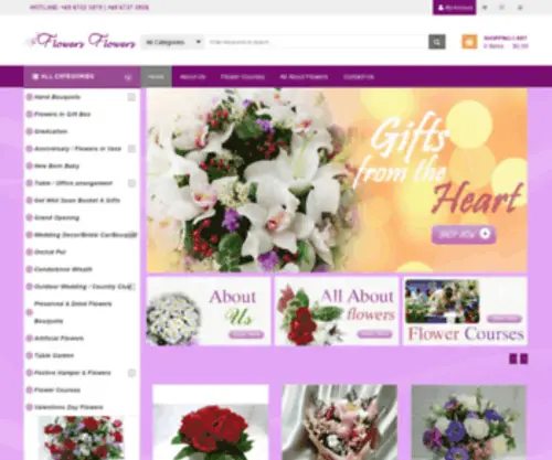 FlowersFlowers.com.sg(Best Florist In Singapore) Screenshot