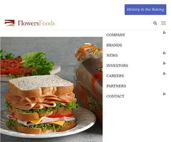 Flowersfoods.com(Flowers Foods) Screenshot