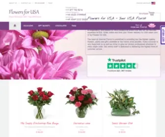 Flowersforusa.com(Flowers) Screenshot