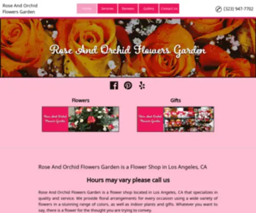 Flowershoplosangeles.com(Los Angeles Florist) Screenshot