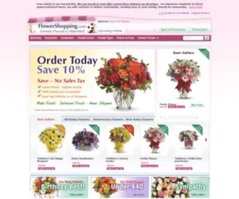 Flowershopping.com(Florists Online) Screenshot