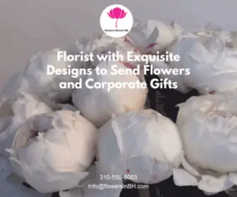 Flowersinbh.com(Flowers In Beverly Hills) Screenshot