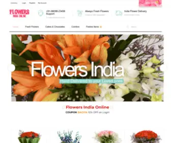 Flowersindiaonline.com(Send Flowers to India) Screenshot